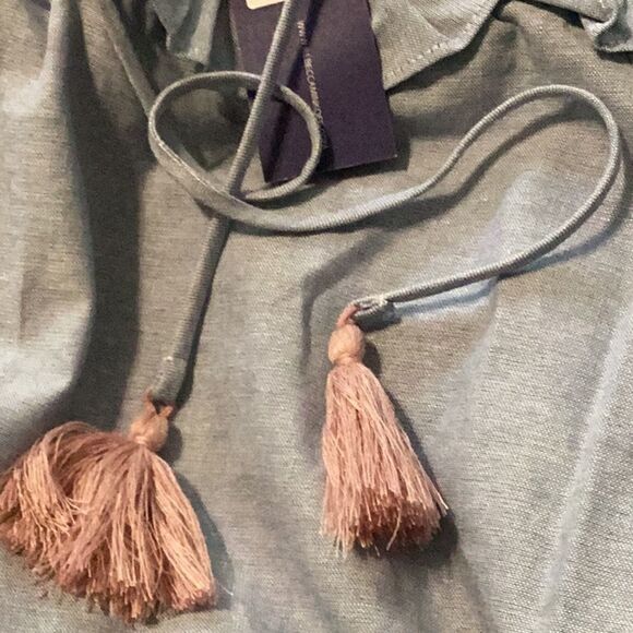 NWT Rebecca Minkoff Goldie Off-the-shoulder Embroidered Cotton Oxford S - Picture 5 of 11